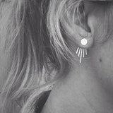 Fashion punk earrings Gold / silver plated  stud earrings - Uncommon Remington 