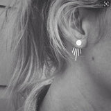 Fashion punk earrings Gold / silver plated  stud earrings - Uncommon Remington 