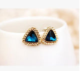 Triangle  gems  stud earrings - Uncommon Remington 