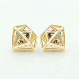 Dimond shape Crystal Rhinestone Stud Earrings - Uncommon Remington 