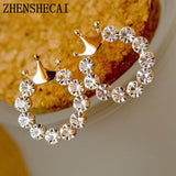 You are the Queen rhinestone round-shaped earrings - Uncommon Remington 