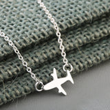 Traveling soul  Air Plane Jewelry Set  (Necklace+Bracelet) - Uncommon Remington 