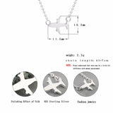 Traveling soul  Air Plane Jewelry Set  (Necklace+Bracelet) - Uncommon Remington 