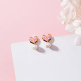 Sweet heart  Small Drop Earrings Candy Color - Uncommon Remington 