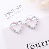 Multicolor Rhinestone Star /heart Stud Earrings (2 styles) - Uncommon Remington 