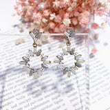 Candy Color Crystal Circle Dangle Earrings - Uncommon Remington 