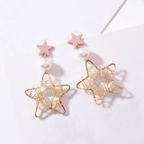 Handmade Metal Winding Star Drop Earrings - Uncommon Remington 