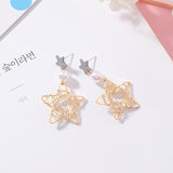 Handmade Metal Winding Star Drop Earrings - Uncommon Remington 