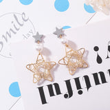 Handmade Metal Winding Star Drop Earrings - Uncommon Remington 