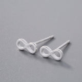 S925 Jewelry Infinity stud Earrings  (You are infinity) - Uncommon Remington 