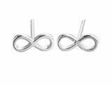 S925 Jewelry Infinity stud Earrings  (You are infinity) - Uncommon Remington 