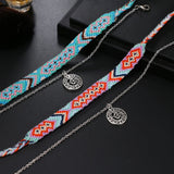 Vintage  Weave Anklets  Handmade Cotton Anklet  Beach Jewelry 2 PCS/Set - Uncommon Remington 