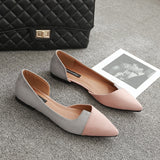 Patchwork side hollow flats shoes (2 colours) - Uncommon Remington 