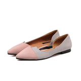 Patchwork side hollow flats shoes (2 colours) - Uncommon Remington 