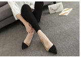 Patchwork side hollow flats shoes (2 colours) - Uncommon Remington 