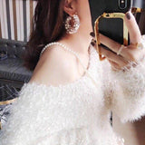 Lace Wreath  Circle Earrings (Hanfmade) - Uncommon Remington 