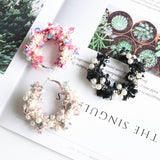 Lace Wreath  Circle Earrings (Hanfmade) - Uncommon Remington 