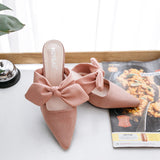 Mules/bowknot Pointed High Heels - Uncommon Remington 