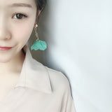 New Arrival Colorful Plastic Petals Dangle Earrings - Uncommon Remington 