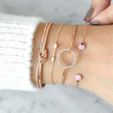 4 Pcs/ Set Classic  Multilayer Adjustable Open Bracelet Set - Uncommon Remington 
