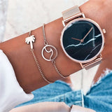 4 Pcs/ Set Classic  Multilayer Adjustable Open Bracelet Set - Uncommon Remington 