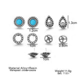 5 Pairs/Set Bohemian Retro  Stud Earrings - Uncommon Remington 