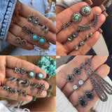 5 Pairs/Set Bohemian Retro  Stud Earrings - Uncommon Remington 