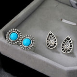 5 Pairs/Set Bohemian Retro  Stud Earrings - Uncommon Remington 