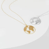 The world is your oyster **World Map** Necklace - Uncommon Remington 