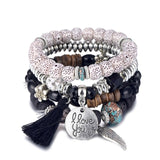 Multiple Style Bohemian Beaded Bracelets Set - Uncommon Remington 