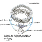 Multiple Style Bohemian Beaded Bracelets Set - Uncommon Remington 