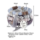 Multiple Style Bohemian Beaded Bracelets Set - Uncommon Remington 