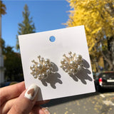 2019 Korean New Fireworks Design Simulated Pearl  Stud Earrings - Uncommon Remington 