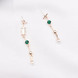 New Simple T Shape Rhinestone Asymmetric Earrings - Uncommon Remington 