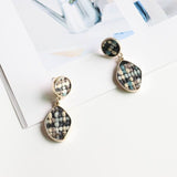 Irregular Weaving Lattice Dangle Earrings - Uncommon Remington 