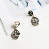 Irregular Weaving Lattice Dangle Earrings - Uncommon Remington 