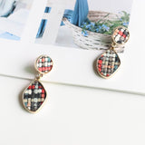 Irregular Weaving Lattice Dangle Earrings - Uncommon Remington 