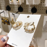2019 New Handmade Colorful l C Shape Circle Earrings - Uncommon Remington 