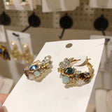 2019 New Handmade Colorful l C Shape Circle Earrings - Uncommon Remington 