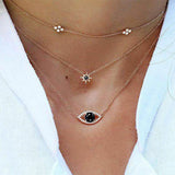 Multilayer Crystal Pendant Necklace (Spirit eye) - Uncommon Remington 