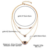 Multilayer Crystal Pendant Necklace (Spirit eye) - Uncommon Remington 
