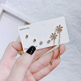 6pcs/set Love Crystal RhinestoneStud Earrings (Various designs) - Uncommon Remington 