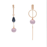 Drop Earrings  Asymmetrical  Dangle Earrings Round Beads - Uncommon Remington 