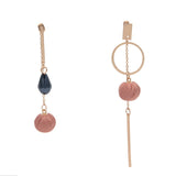Drop Earrings  Asymmetrical  Dangle Earrings Round Beads - Uncommon Remington 