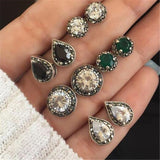 Fashion Stud Earrings Women  5 Pairs set  (3 styles) - Uncommon Remington 