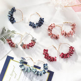 2019 Spring Floral circle earrings  6 Colors - Uncommon Remington 