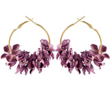 2019 Spring Floral circle earrings  6 Colors - Uncommon Remington 