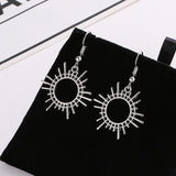 Sun Asymmetrical Earrings Boho Indian - Uncommon Remington 