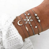 (2019 Spring collection) Bohemian Star Moon Snowflake Opal Bracelet Set - Uncommon Remington 