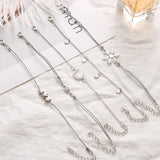 (2019 Spring collection) Bohemian Star Moon Snowflake Opal Bracelet Set - Uncommon Remington 